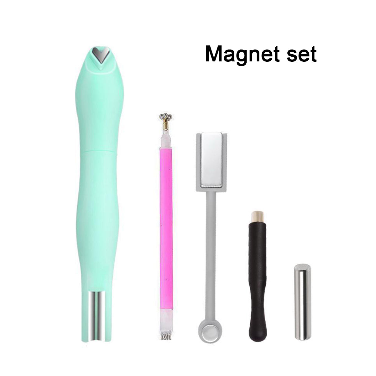 SOLWINK Giant Magnet Cylidrical Nail Magnet Strong Magnet Cat Eye Giveaway Nail Dots