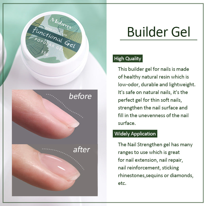 Base Top Coat Hard Blooming Builder Matte Dehydrator Rhinestone Caulking Glue PVC Carving Blending Practice Gel Set