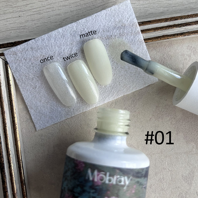 Icy Jelly Nude Gel Nail Polish Set UV LED Soak Off Nail Polish Home DIY Manicure Nail Salon Translucent Clear