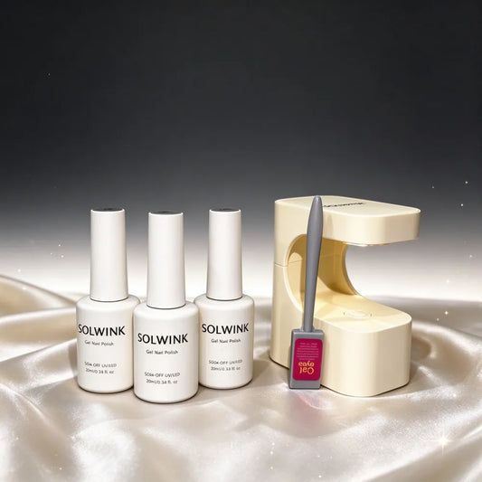 SOLWINK SOLWINK Nyx One-step Gel Polish Set One-Step Gel Polish Set, Black & White – Nyx | SOLWINK