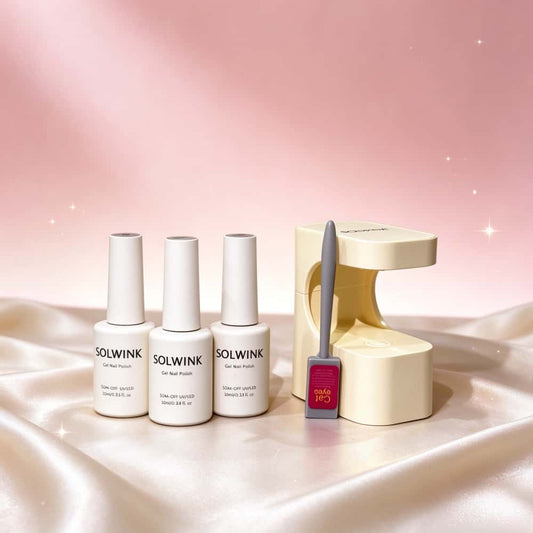 SOLWINK SOLWINK Venus One-step Gel Polish Set Pink Cat Eye One-Step Gel Polish Set – Venus | SOLWINK