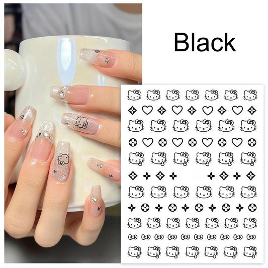 SOLWINK SOLWINK Hello Kitty Nail Art Stickers SOLWINK Hello Kitty Nail Art Stickers
