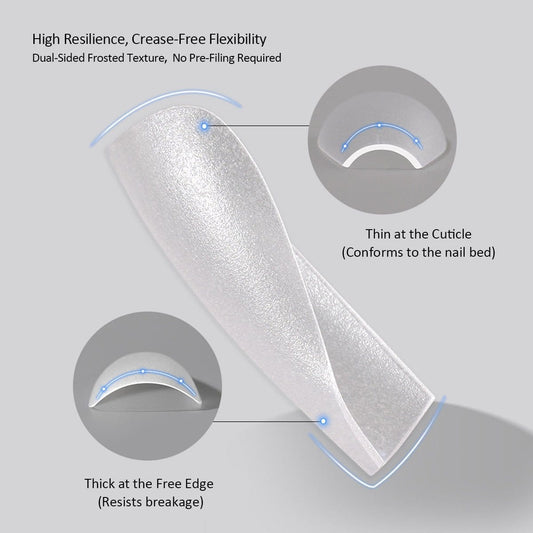 SOLWINK SOWLINK 240pic Pre-Frosted Nail Wraps SOWLINK 240pic Pre-Frosted Nail Wraps
