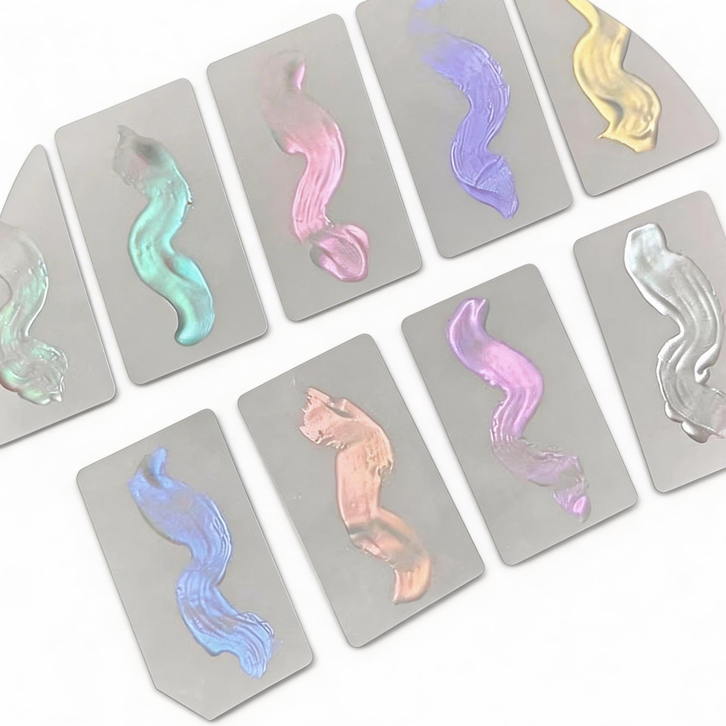 SOLWINK 6-Color Aurora Ice Chrome Nail Powder