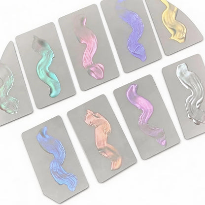 SOLWINK 6-Color Aurora Ice Chrome Nail Powder