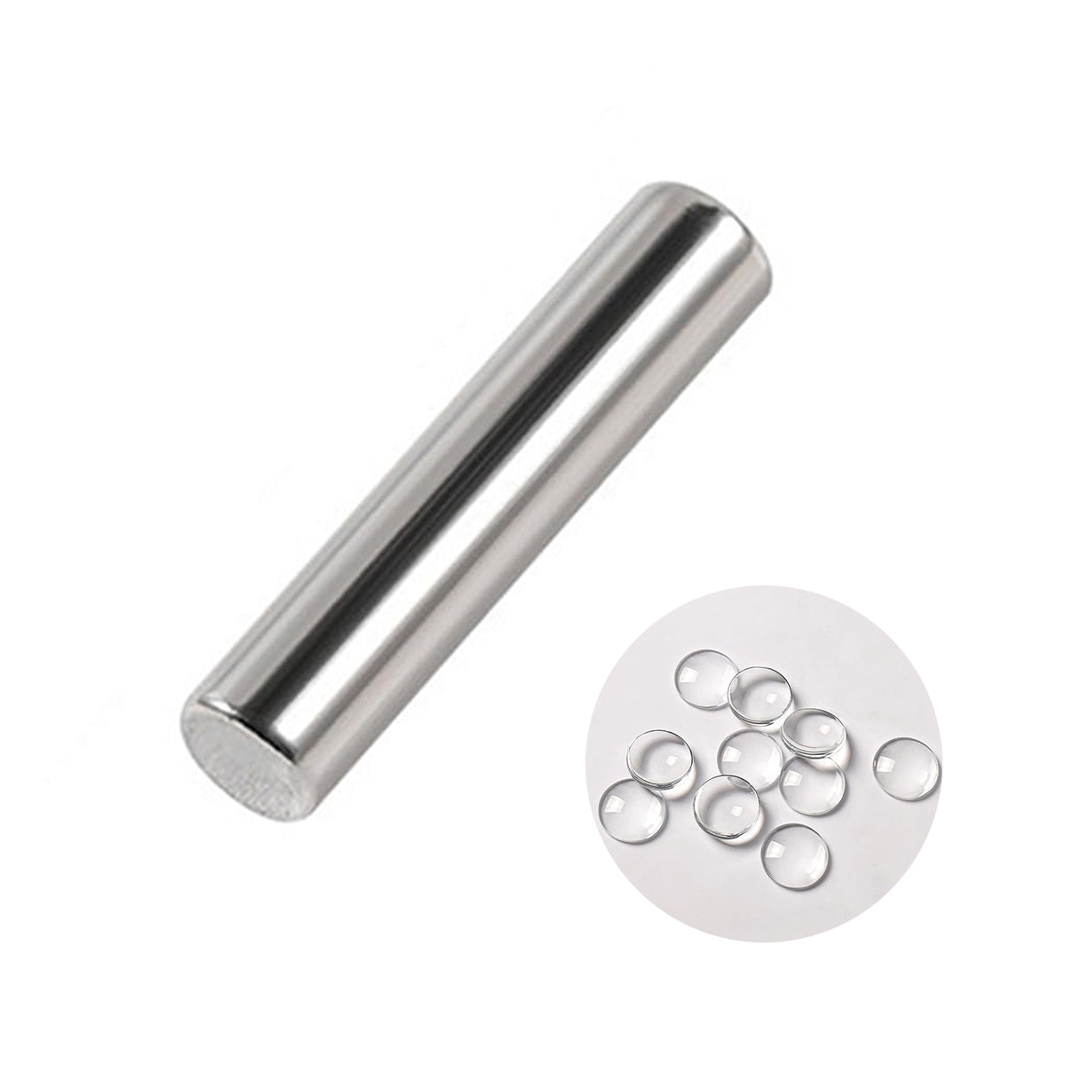 SOLWINK Giant Magnet Cylidrical Nail Magnet Strong Magnet Cat Eye Giveaway Nail Dots