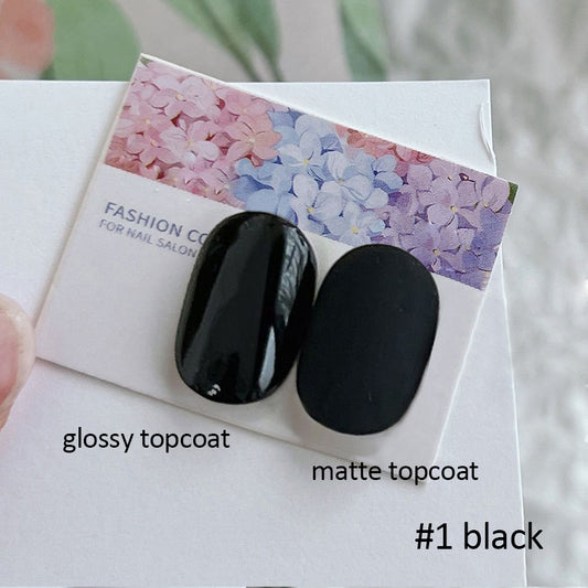 Solid/Clear Gel Polish Salon DIY Home Nail Art Black White Red Transparent Blood Mary