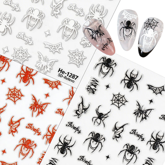 SOLWINK Halloween Nail Art Stickers