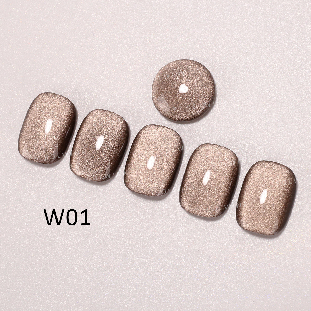 SOLWINK Wide Light Cat Eye Gel Nail Polish Set Multi-functional Magnetic Nail Polish Kits for Natural Nails Toes Nail Tips