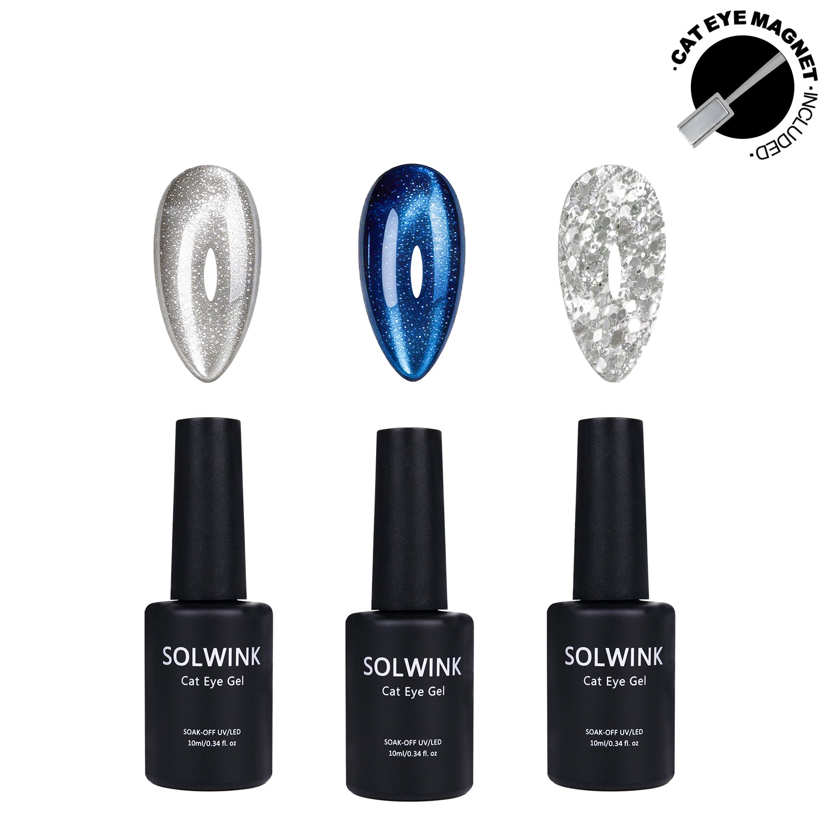 SOLWINK Tethys One-step Gel Polish Set – Magnet Kit