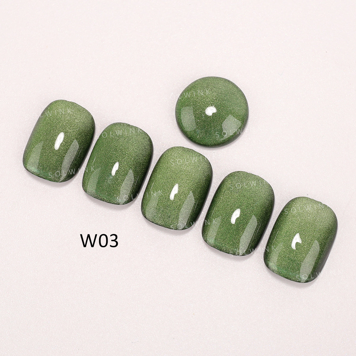 SOLWINK Wide Light Cat Eye Gel Nail Polish Set Multi-functional Magnetic Nail Polish Kits for Natural Nails Toes Nail Tips