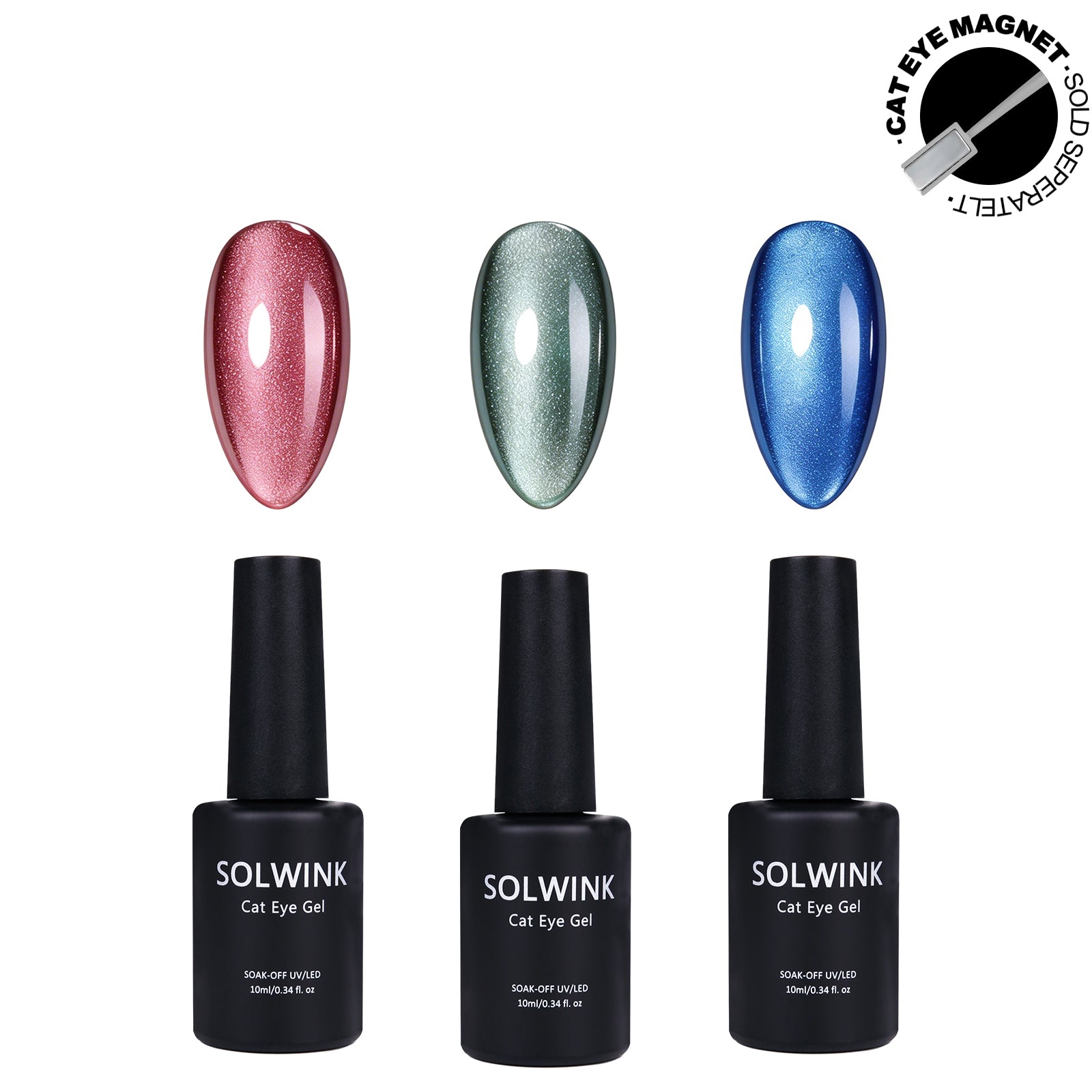 SOLWINK Countess Cat Eye Gel Nail Polish Magnetic Nail Polish Kits