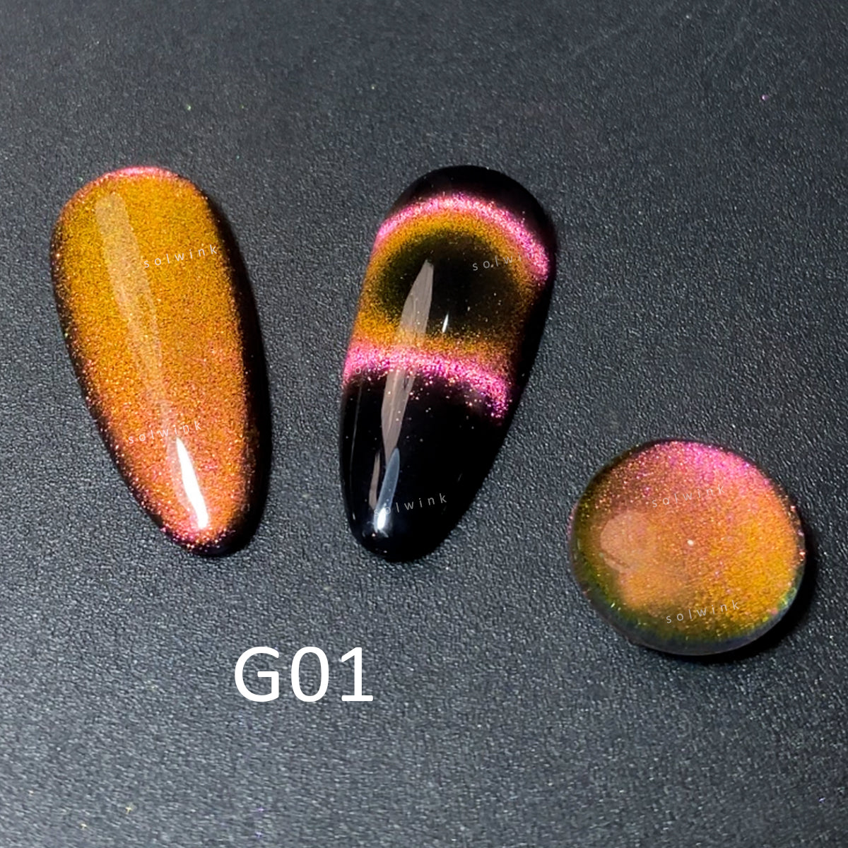 SOLWINK Galaxy Color Shifting Cat Eye Gel Nail Polish Set Multi-functional Magnetic Nail Polish Kits for Natural Nails Toes Nail Tips