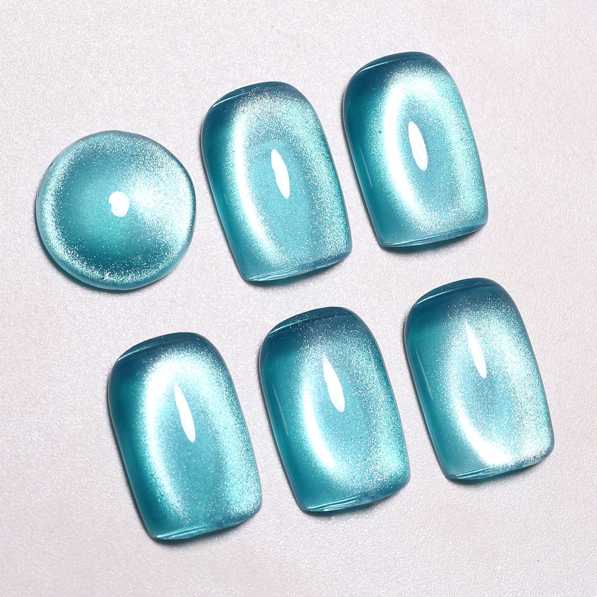 SOLWINK Baby Cat Eye Gel Polish Set UV/LED Soak Off 10ml 3 Colors-Pink Green Purple