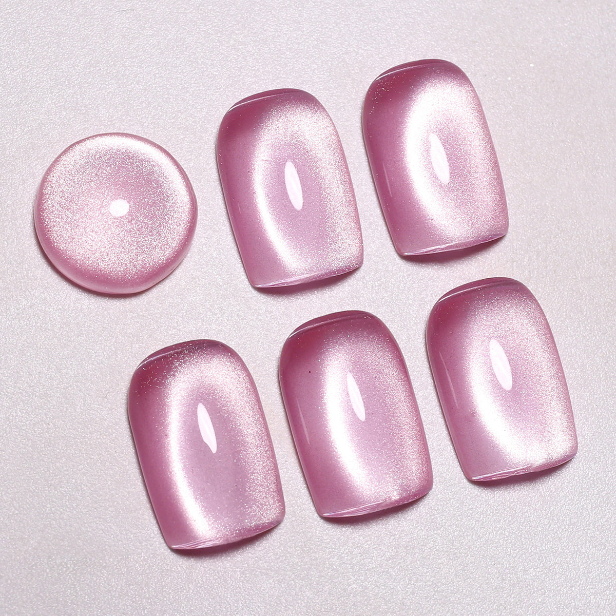 SOLWINK Baby Color Cat Eye Gel Nail Polish Set Water Light Soft Mist Effect Glitter Soak Off UV LED Magic Gel Safe for Natural Nails Extension Nail Tips Toes Magnet Newbie Tech Nail Art Get Compliments 10ML 3 Colors Pink Green Purple
