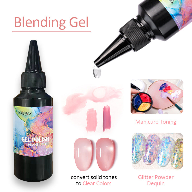 Base Top Coat Hard Blooming Builder Matte Dehydrator Rhinestone Caulking Glue PVC Carving Blending Practice Gel Set