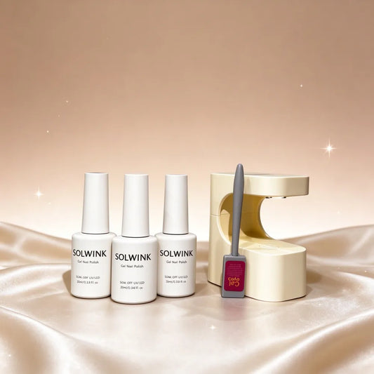 SOLWINK SOLWINK Gaia One-step Gel Polish Set Brown & Nude One-Step Gel Polish Set – Gaia | SOLWINK