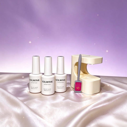 SOLWINK SOLWINK Athena One-step Gel Polish Set Purple Cat Eye Gel Polish Set | Athena One-Step | SOLWINK