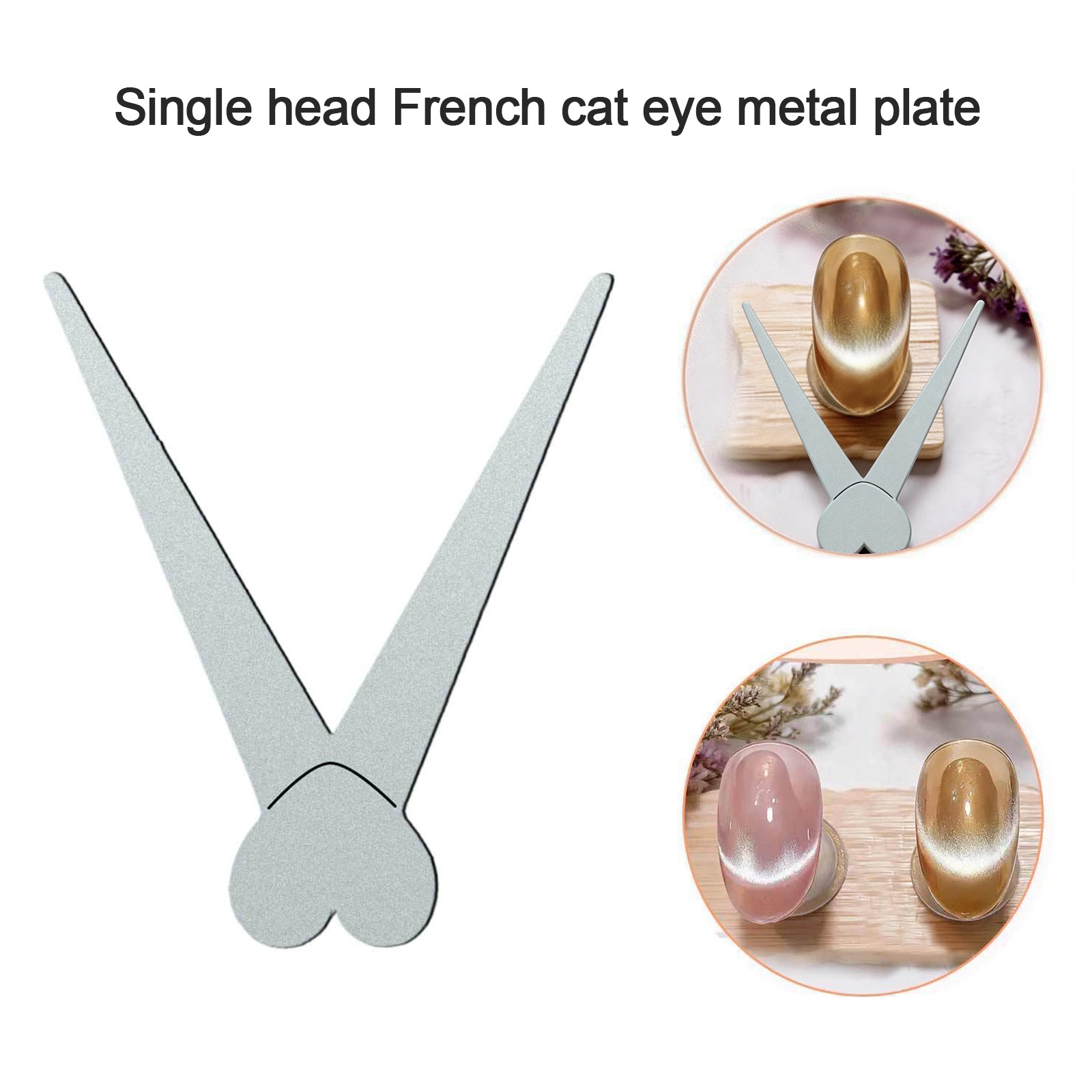 Solwink magnetic nail art tool V shape cat eye gel polish magnet tool DIY manicure nail art effect