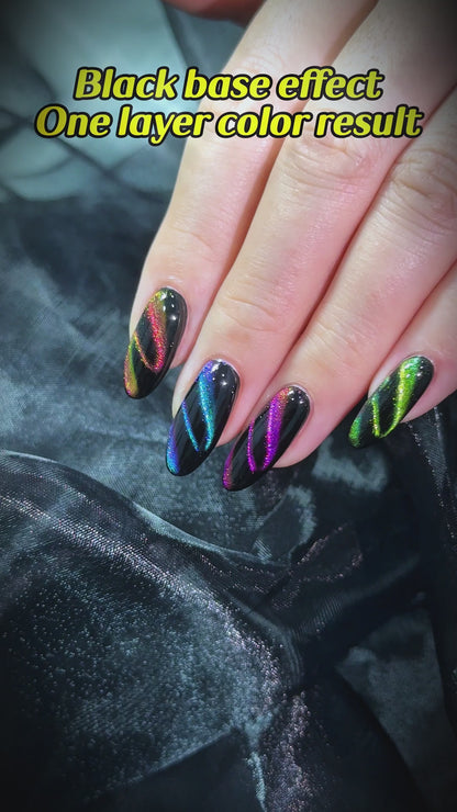 SOLWINK Galaxy Cat Eye Gel Polish Set - Magnet Kit