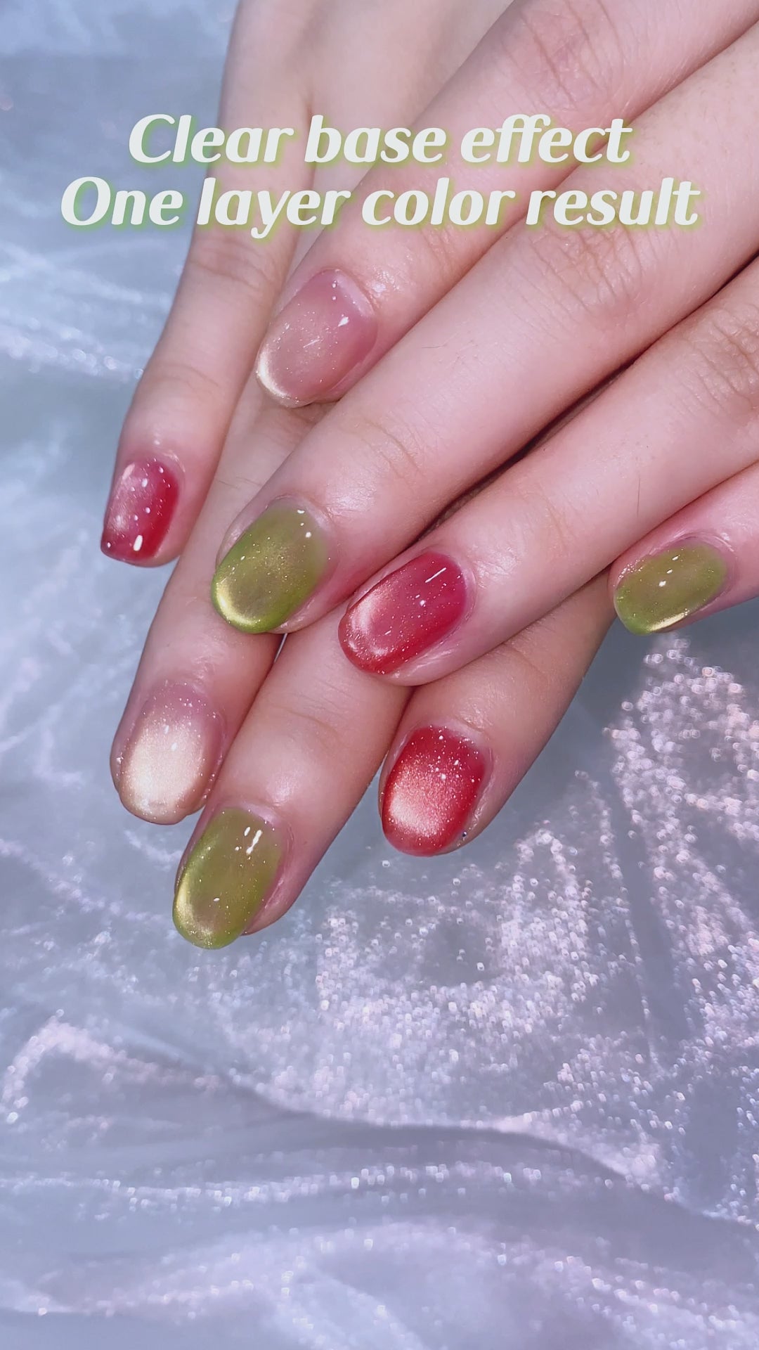 SOLWINK Fruit Glaze Cat Eye Gel Polish Set - Magnet Kit