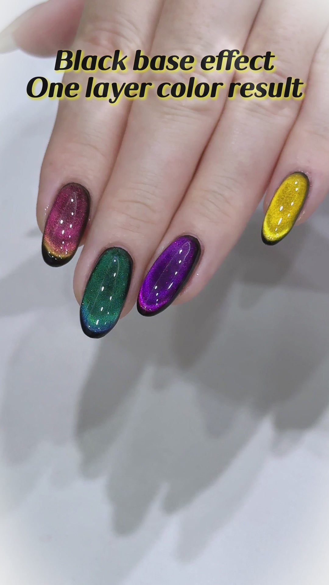 SOLWINK Dopamine Double Light Cat Eye Gel Polish Set