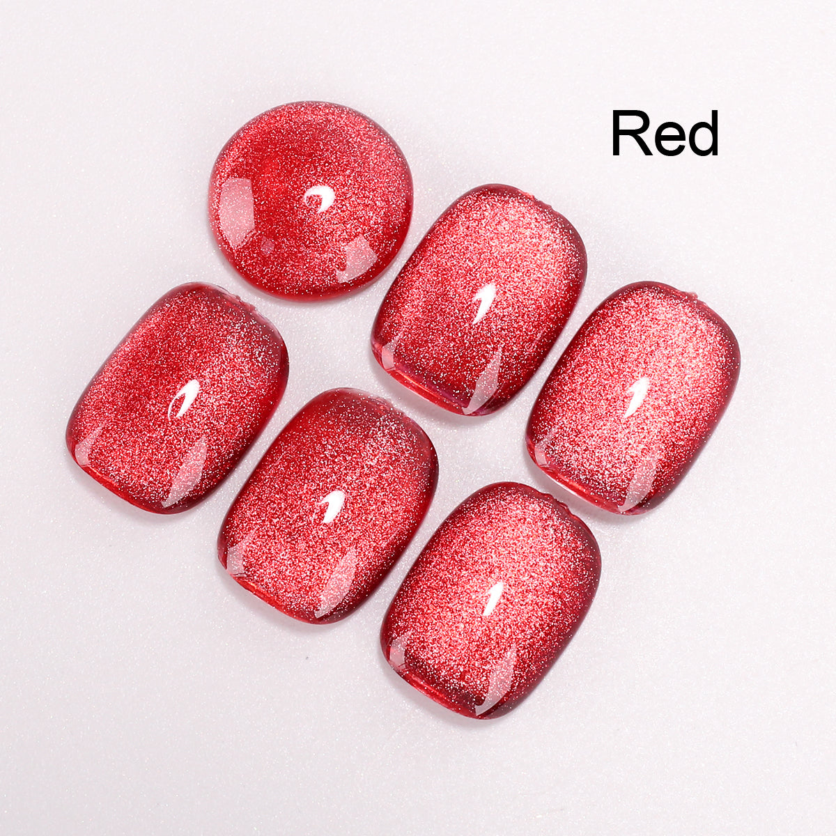 SOLWINK Merry Christmas Green Red Cat Eye Gel Nail Polish Set Magnetic Nail Polish Kits for Natural Nails Toes Nail Tips Magnet Gel