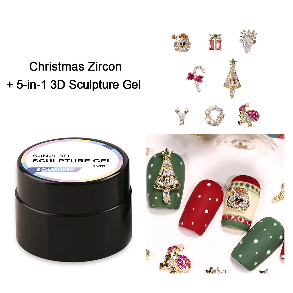 SOLWINK 10ml 5 - in - 1 3D Sculpture Gel - SOLWINK