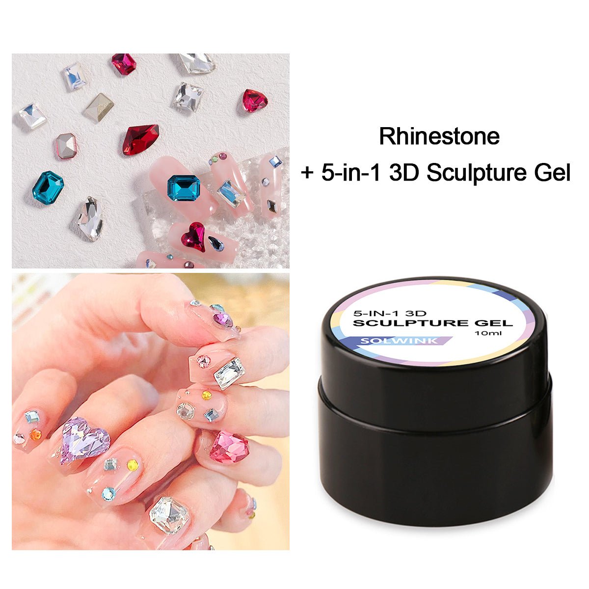 SOLWINK 10ml 5 - in - 1 3D Sculpture Gel - SOLWINK