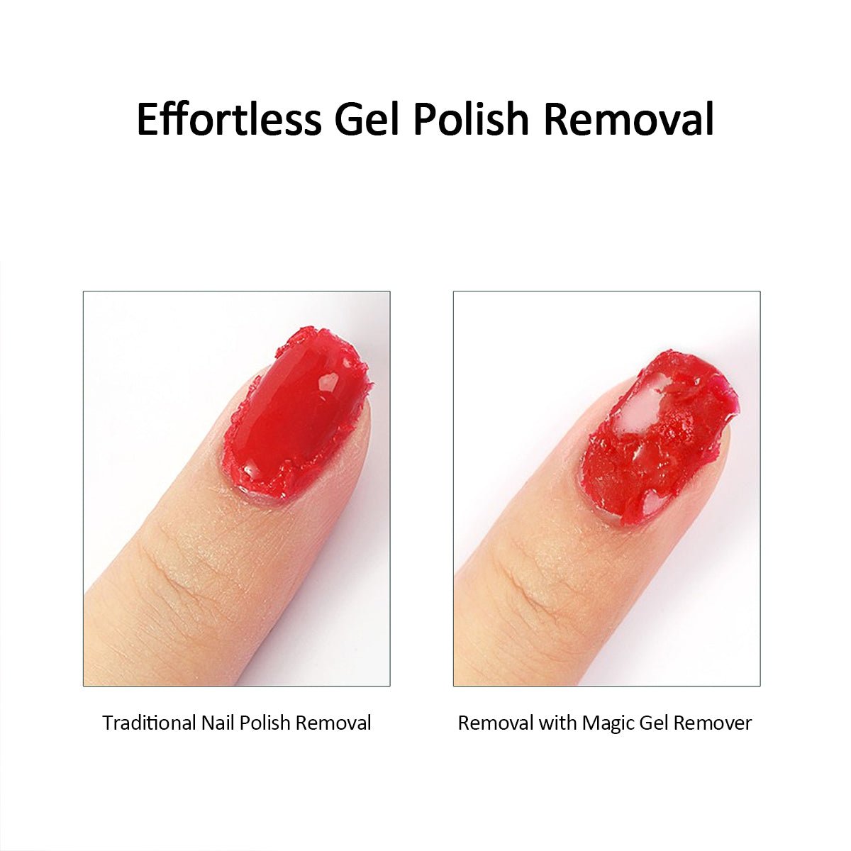 SOLWINK 2pcs 10ML Clear Magic Gel Remover & 1 pcs Cuticle Oil - SOLWINK