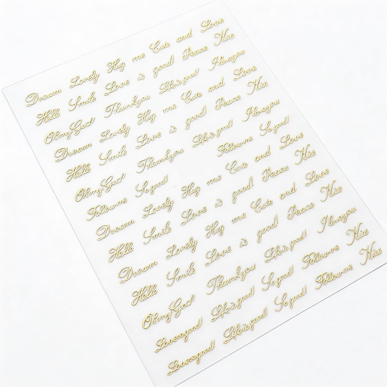 SOLWINK 4 - Color Alphabet Nail Stickers - SOLWINK