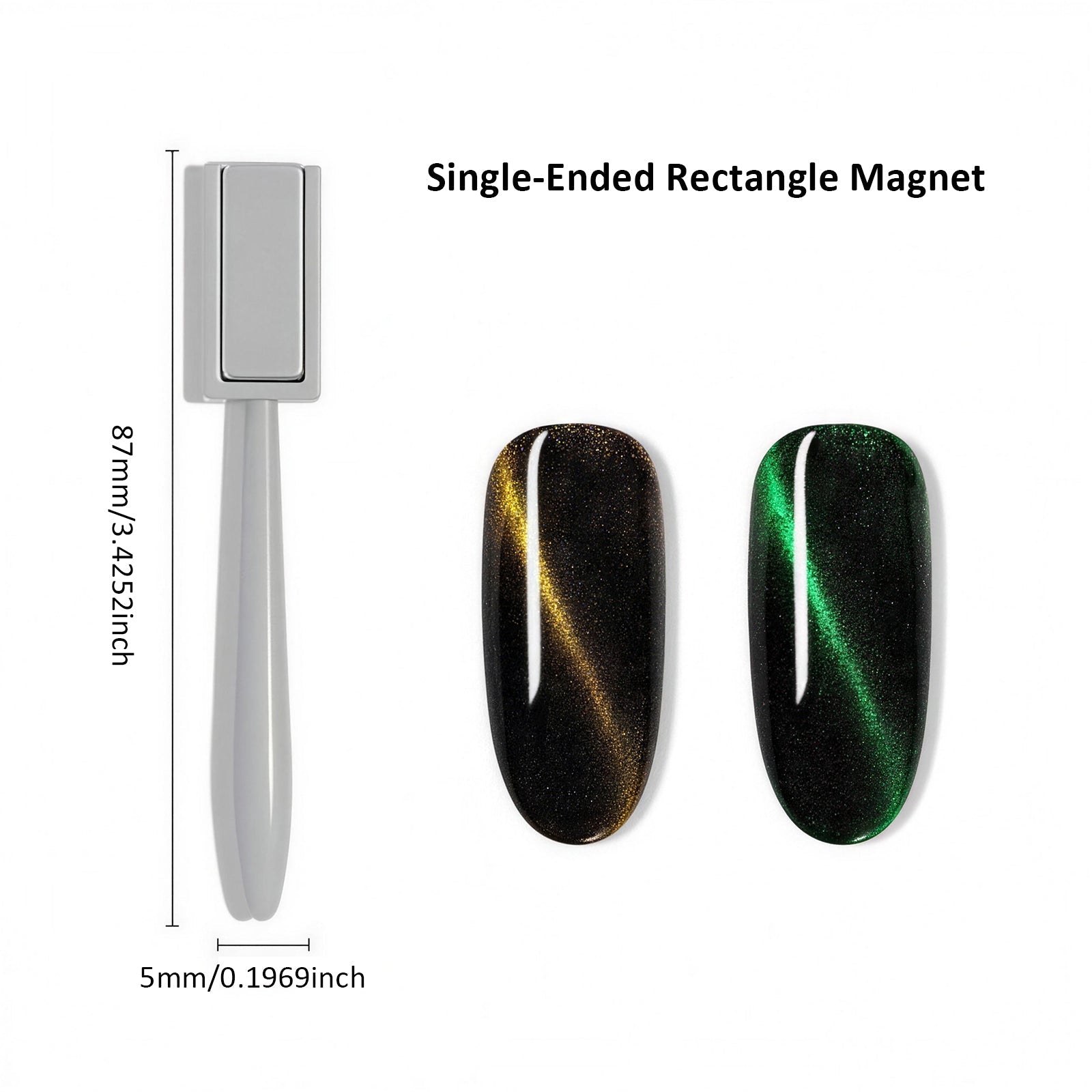 SOLWINK 5pcs Nail Magnet Pens - SOLWINK