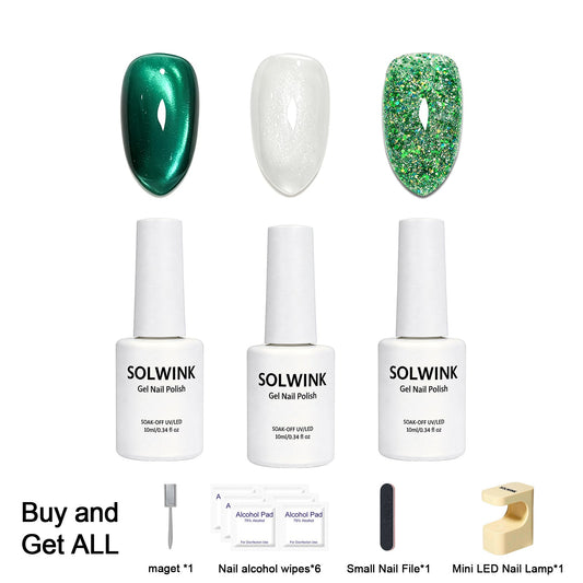 SOLWINK Artemis One-step Gel Polish Set [FREE UV LAMP PER USER ID] - SOLWINK