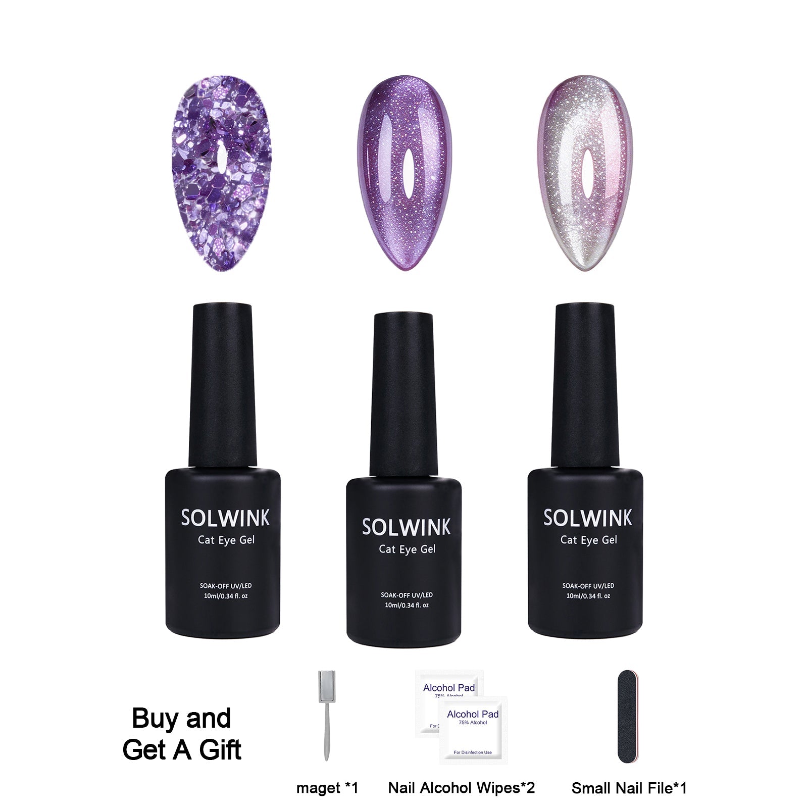 SOLWINK Athena One - step Gel Polish Set - Magnet Kit - SOLWINK