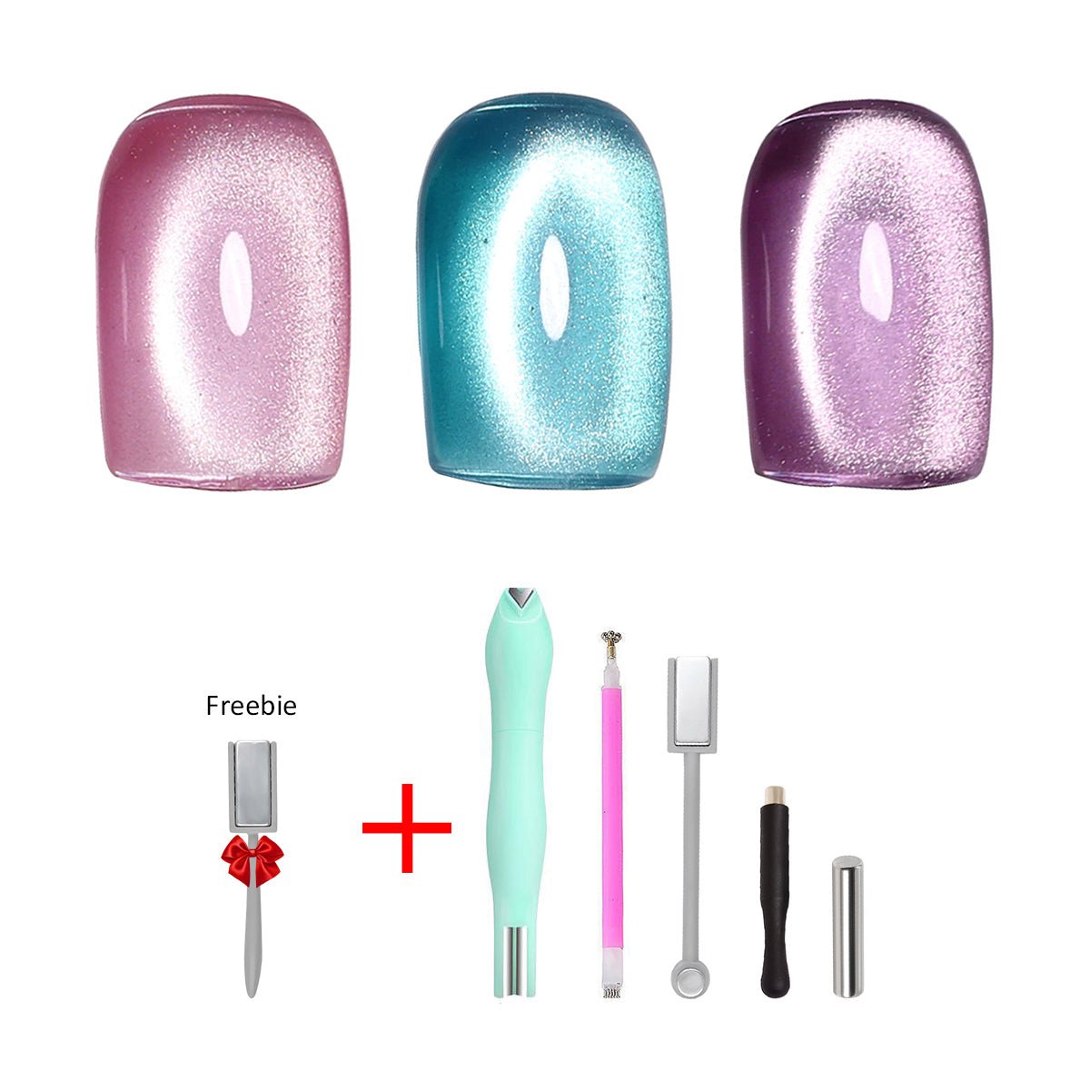 SOLWINK Baby Cat Eye Gel Polish Set - Magnet Kit - SOLWINK
