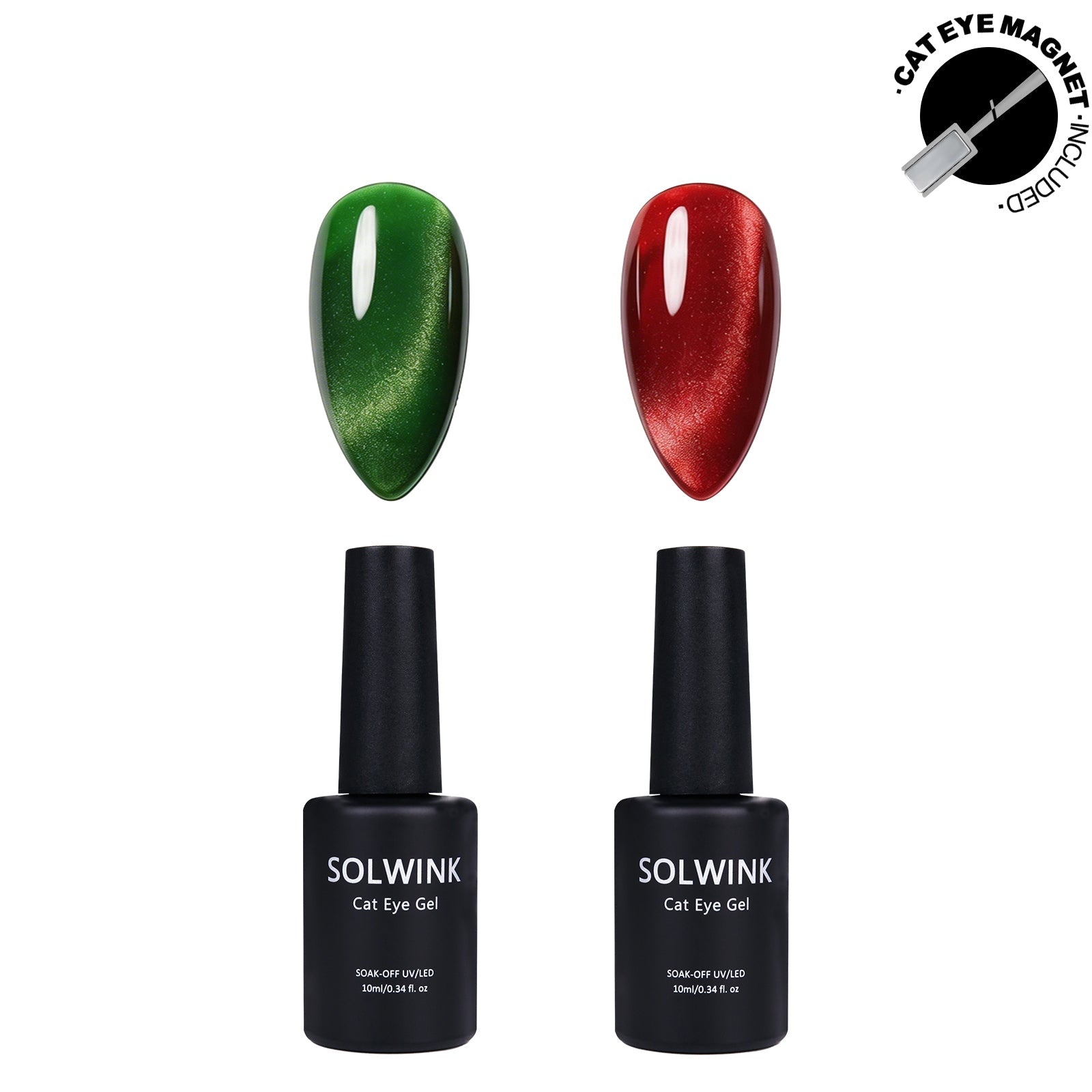 SOLWINK Carol Cat Eye Gel Polish Set - Magnet Kit - SOLWINK