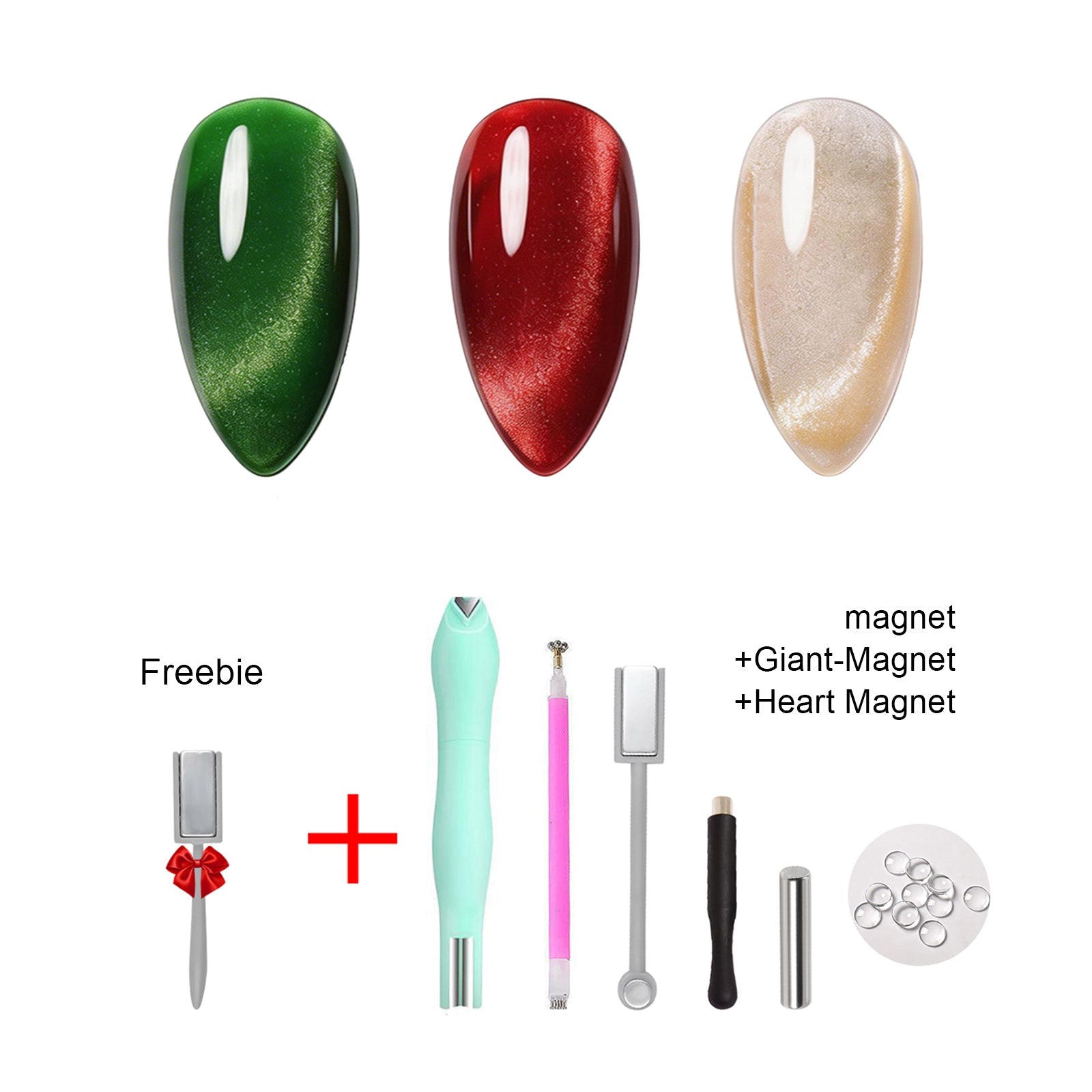SOLWINK Carol Cat Eye Gel Polish Set - Magnet Kit - SOLWINK