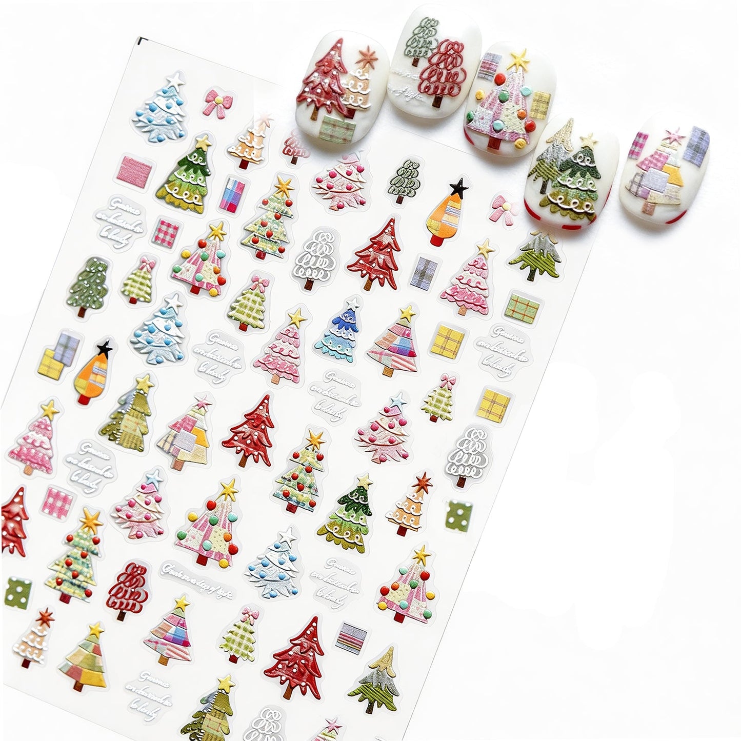 SOLWINK Christmas Nail Art Stickers - SOLWINK
