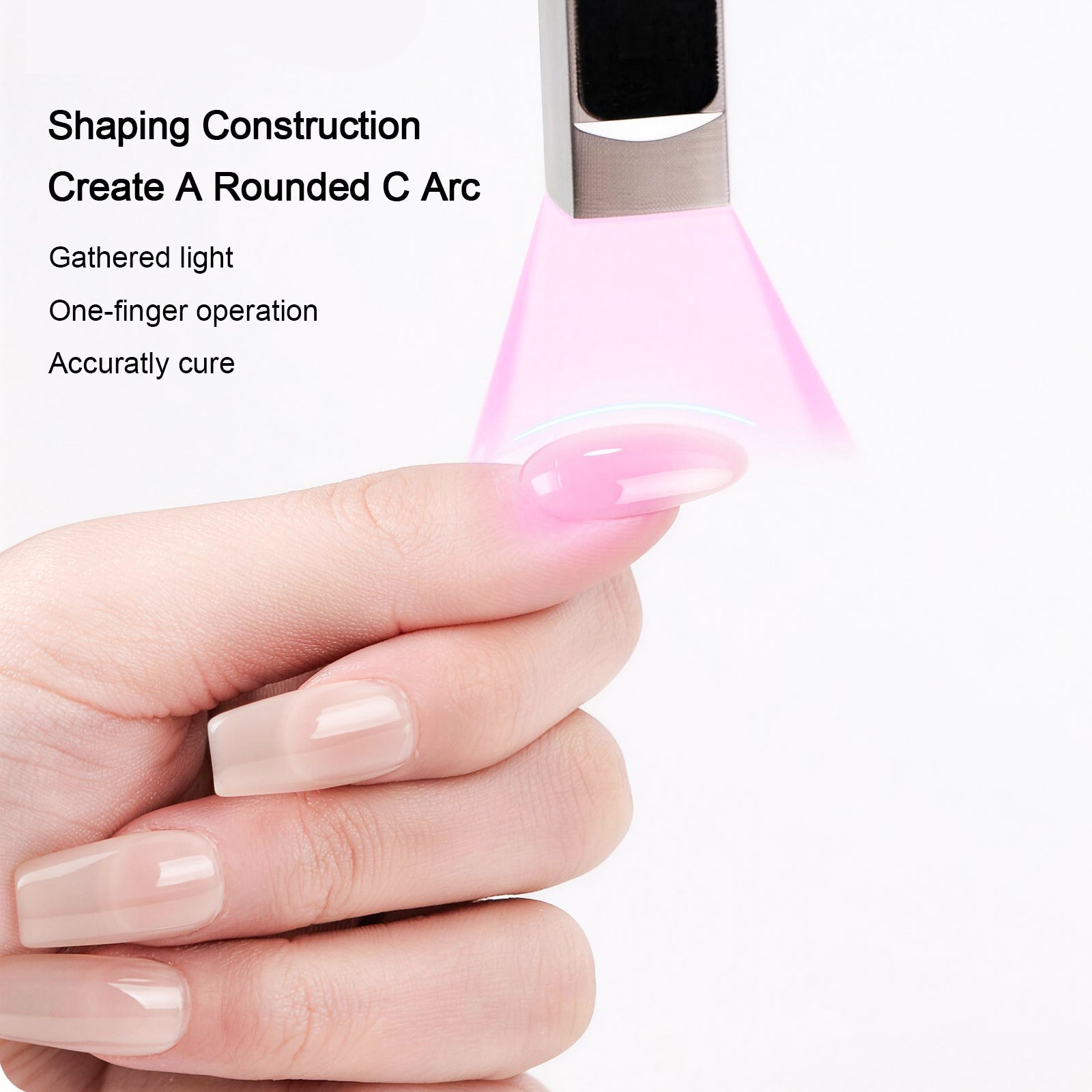 SOLWINK Handheld UV Nail Lamp for Gel Nails USB DIY Manicure - SOLWINK