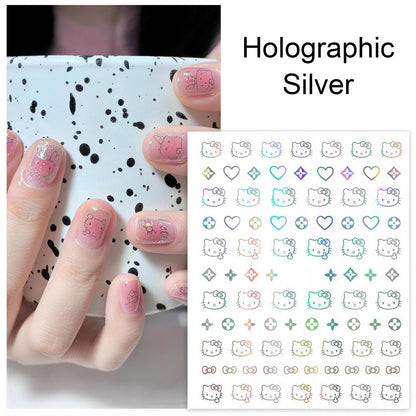 SOLWINK Hello Kitty Nail Art Stickers - SOLWINK