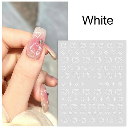 SOLWINK Hello Kitty Nail Art Stickers - SOLWINK
