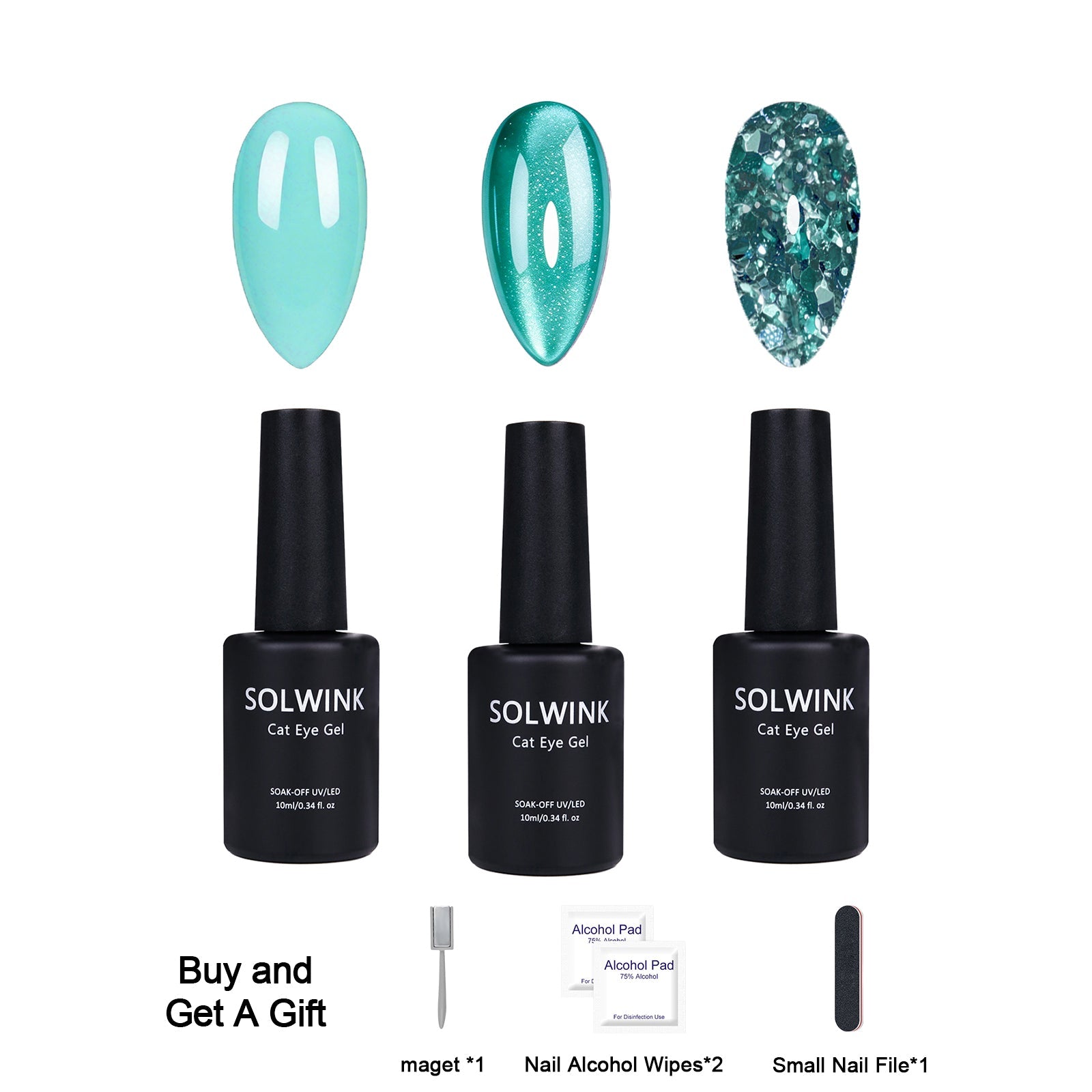 SOLWINK Heras One - step Gel Polish Set - Magnet Kit - SOLWINK