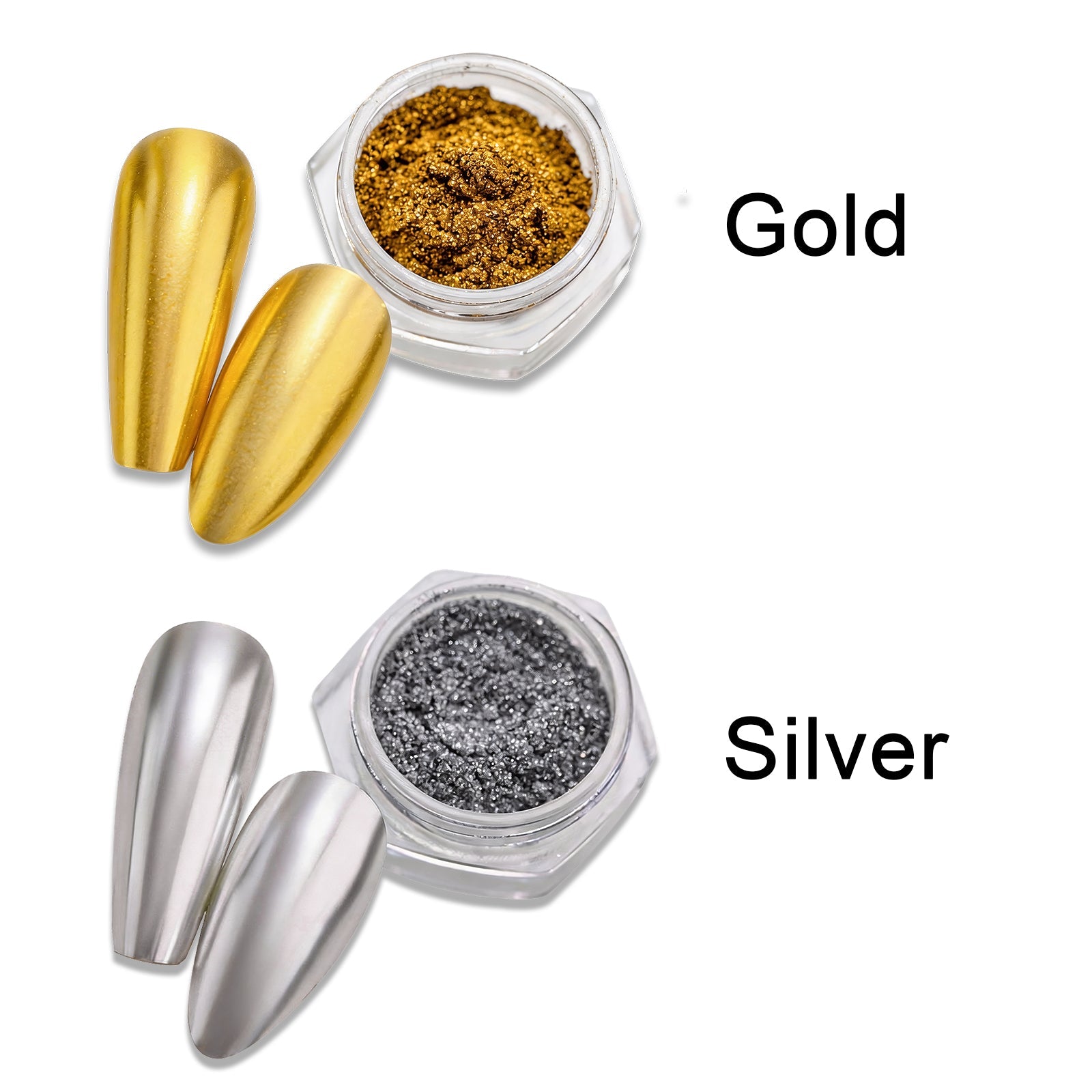 SOLWINK Metallic Chrome Nail Powder - SOLWINK