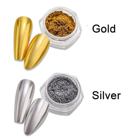 SOLWINK Metallic Chrome Nail Powder - SOLWINK