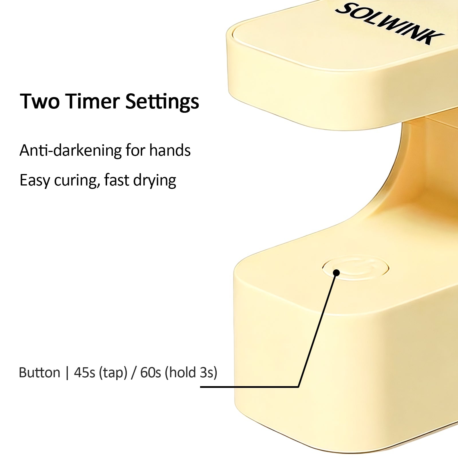 SOLWINK Mini LED Nail Lamp - SOLWINK