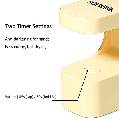 SOLWINK Mini LED Nail Lamp - SOLWINK