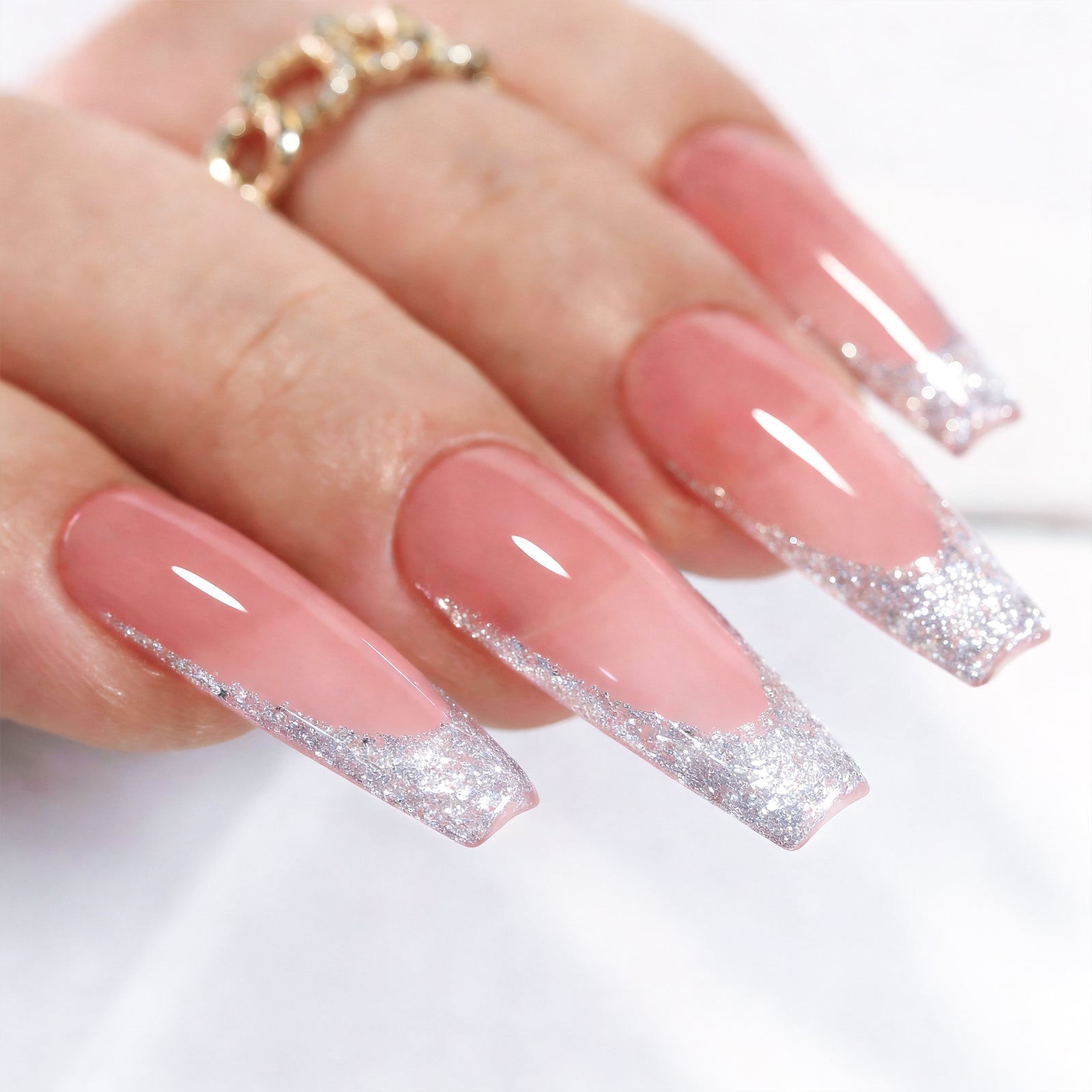 SOLWINK Platinum Glitter Gel Nail Polish Kit - SOLWINK