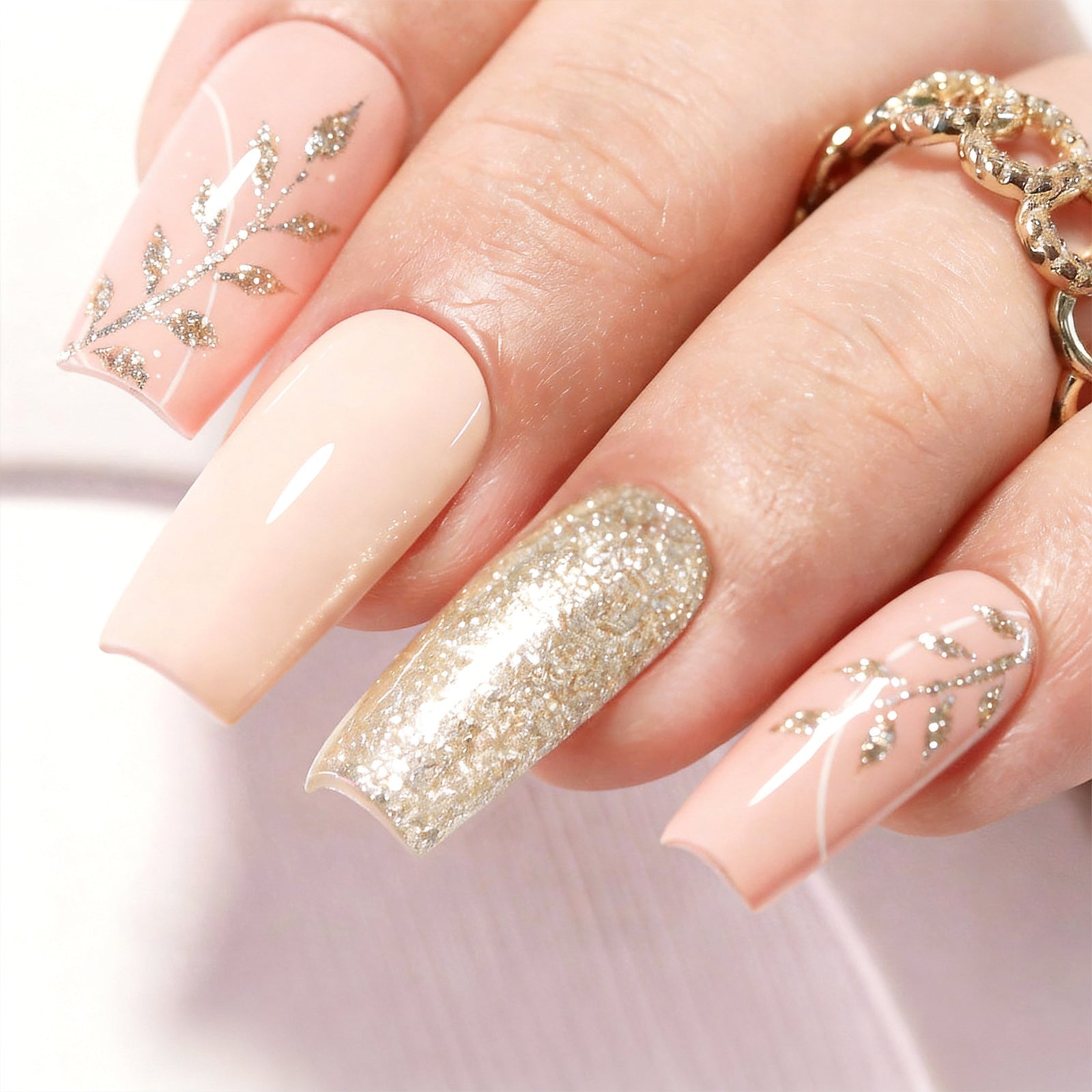 SOLWINK Platinum Glitter Gel Nail Polish Kit - SOLWINK