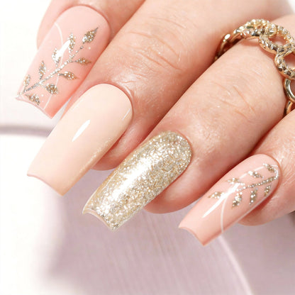 SOLWINK Platinum Glitter Gel Nail Polish Kit - SOLWINK