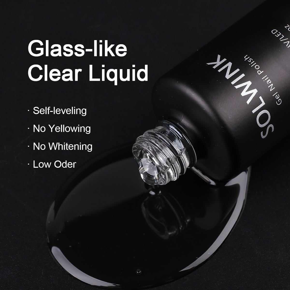 SOLWINK Rock Sugar No Wipe Top & Base Coat UV/LED Gel - SOLWINK
